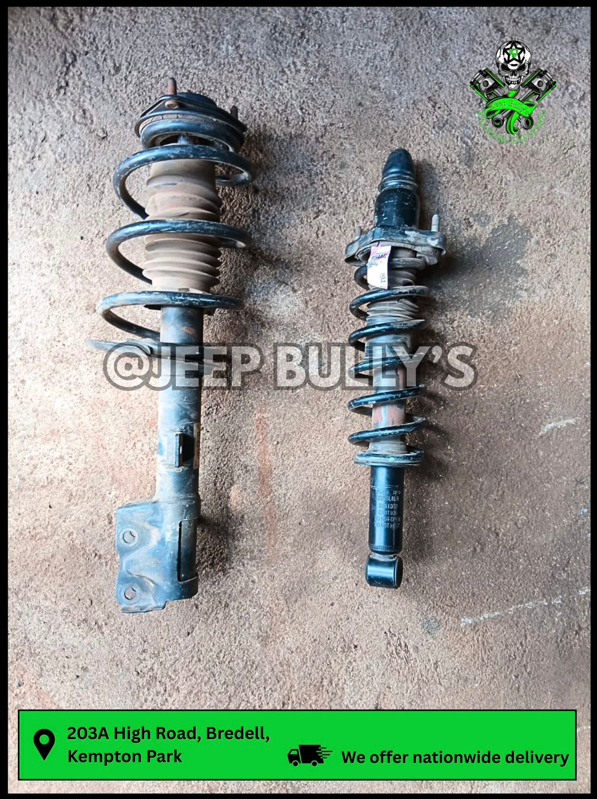 Complete Front & Back Shocks Suitable For A Jeep Compass, Jeep Patriot, Dodge - Private Seller Complete Front & Back Shocks Suitable For A Jeep Compass, Jeep Patriot, Dodge - Private Seller