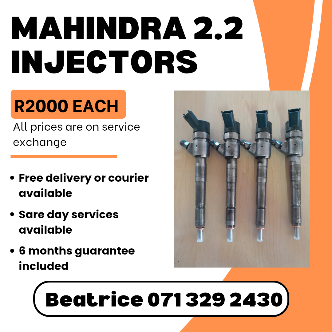MAHINDRA 2.2 DIESEL INJECTORS FOR SALE WITH WARRANTY - Private Seller