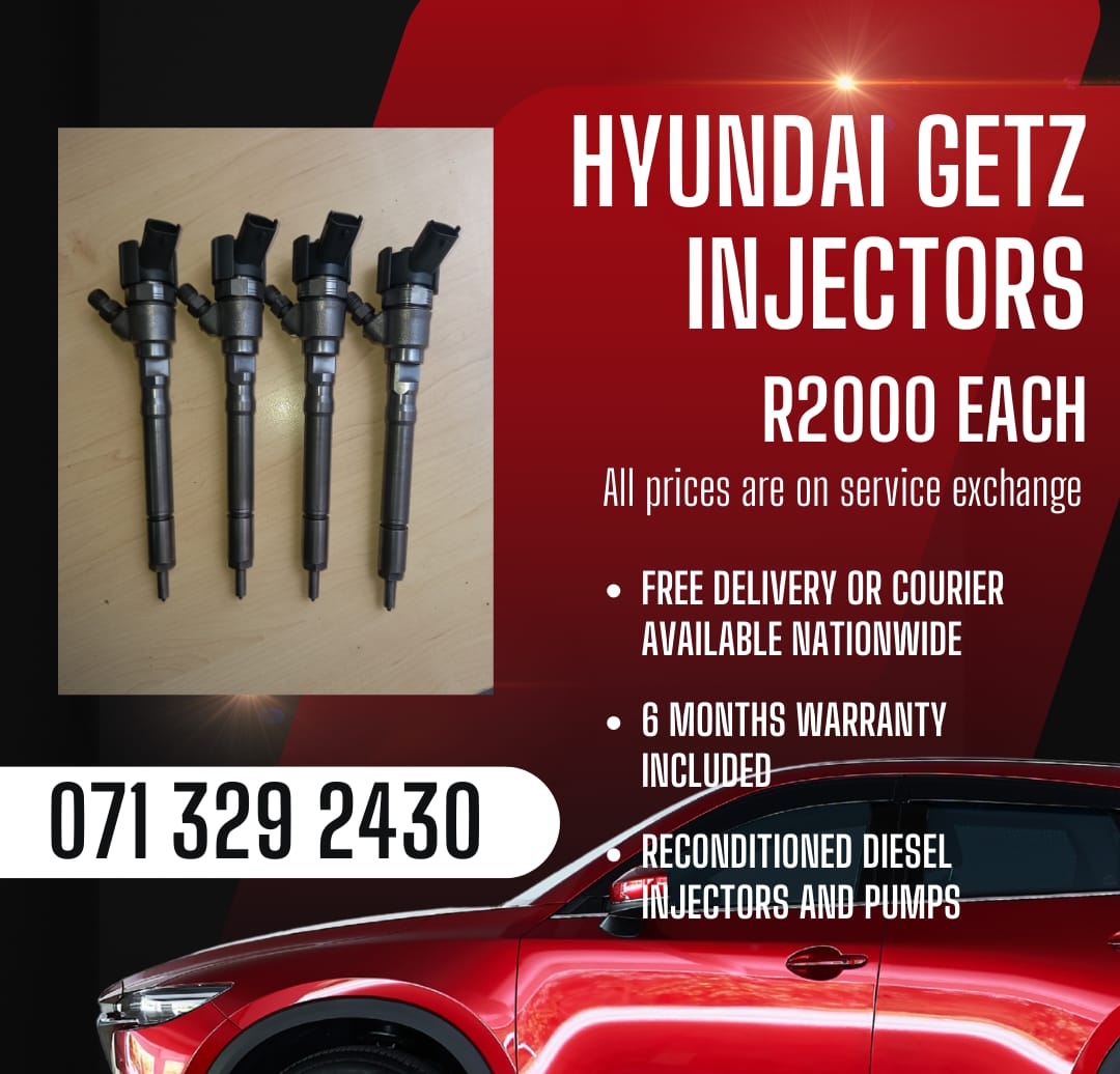 HYUNDAI GETZ INJECTORS FOR SALE WITH WARRANTY INCLUDED - Private Seller HYUNDAI GETZ INJECTORS FOR SALE WITH WARRANTY INCLUDED - Private Seller
