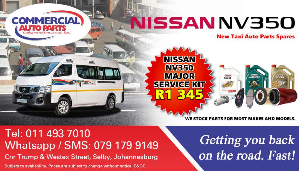 Service Kits For Nissan Nv350 Impendulo For Sale.