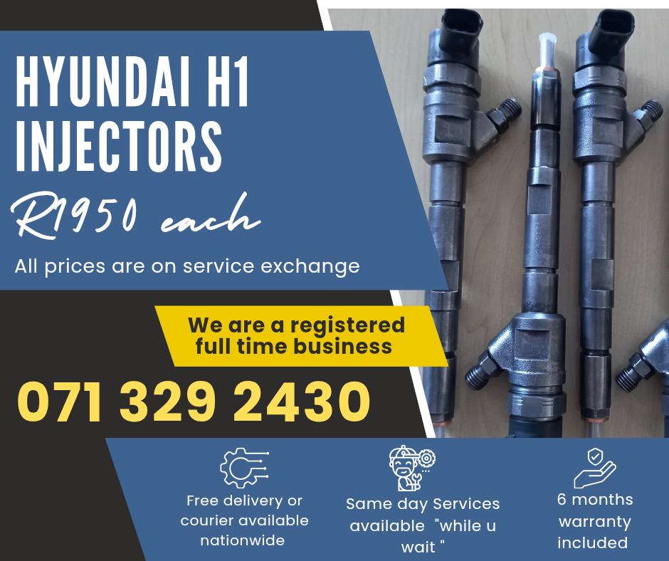 HYUNDAI H1 INJECTORS FOR SALE WITH WARRANTY INCLUDED - Private Seller HYUNDAI H1 INJECTORS FOR SALE WITH WARRANTY INCLUDED - Private Seller
