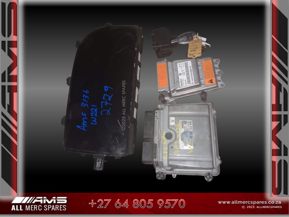Used Mercedes W221 S350 M272 Engine Lockset – For Sale