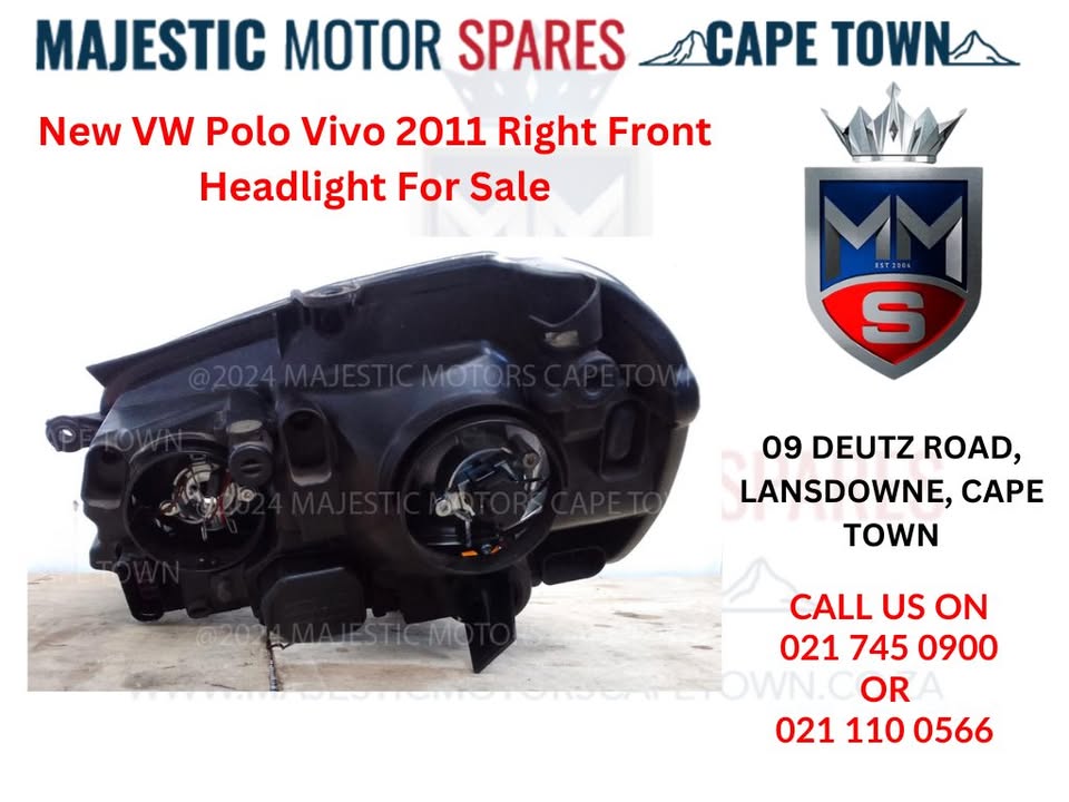 New VW Polo Vivo 2011 Right Front Headlight For Sale - Private Seller New VW Polo Vivo 2011 Right Front Headlight For Sale - Private Seller