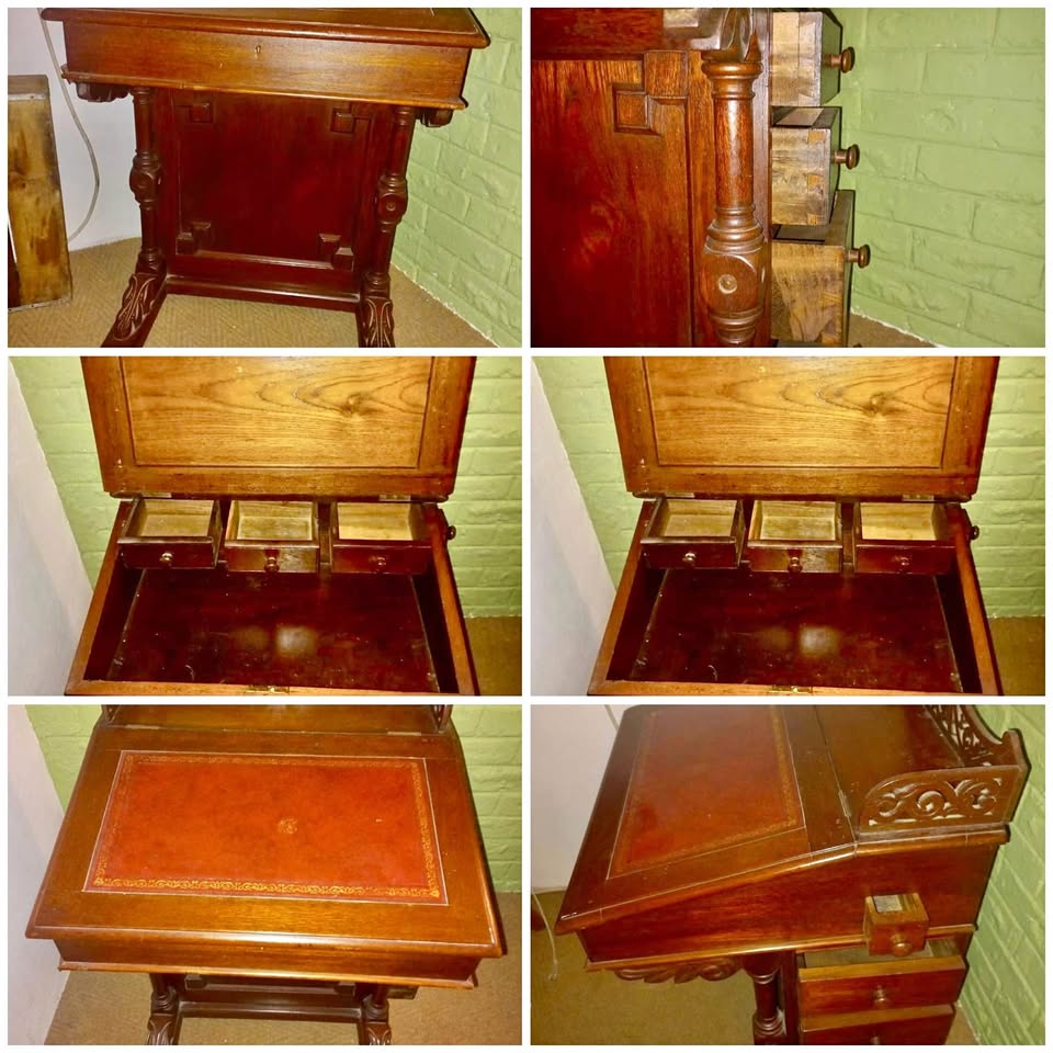 Antique Victorian writing desk Antique Victorian writing desk
