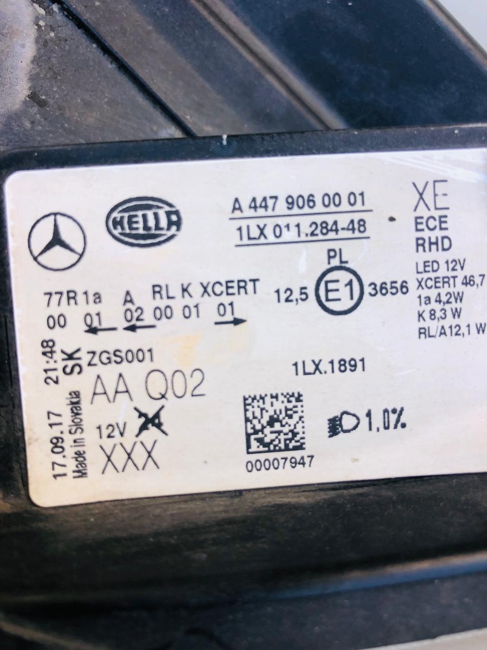 Mercedes Benz W447 V-class Viano (LED intelligent system) right and left side - Private Seller Mercedes Benz W447 V-class Viano (LED intelligent system) right and left side - Private Seller