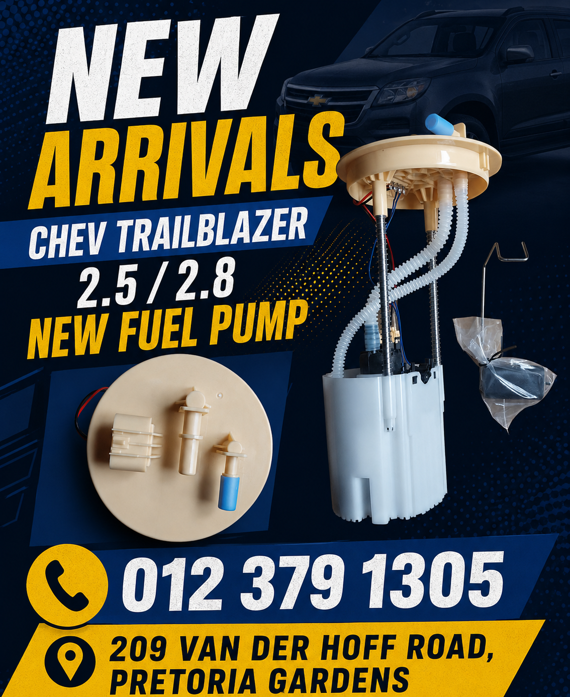 NEW ARRIVALS - CHEV TRAILBLAZER 2.5/2.8 FUEL PUMP FOR SALE - Private Seller NEW ARRIVALS - CHEV TRAILBLAZER 2.5/2.8 FUEL PUMP FOR SALE - Private Seller