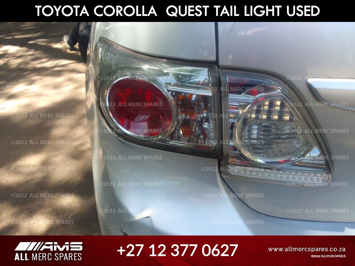 Used Toyota Corolla Quest Tail Lights for Sale - Private Seller Used Toyota Corolla Quest Tail Lights for Sale - Private Seller