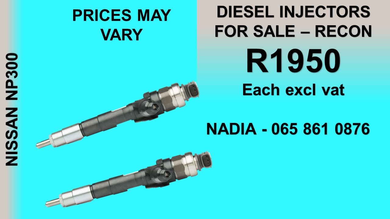 NISSAN NP300 DIESEL INJECTORS FOR SALE OR TO RECON - Private Seller NISSAN NP300 DIESEL INJECTORS FOR SALE OR TO RECON - Private Seller
