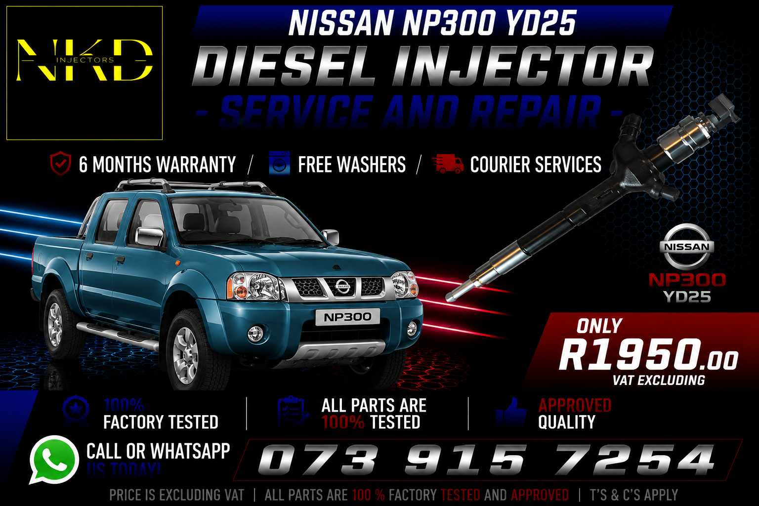 Recondition_Nissan_yd25_MB4_Injectors - Private Seller Recondition_Nissan_yd25_MB4_Injectors - Private Seller