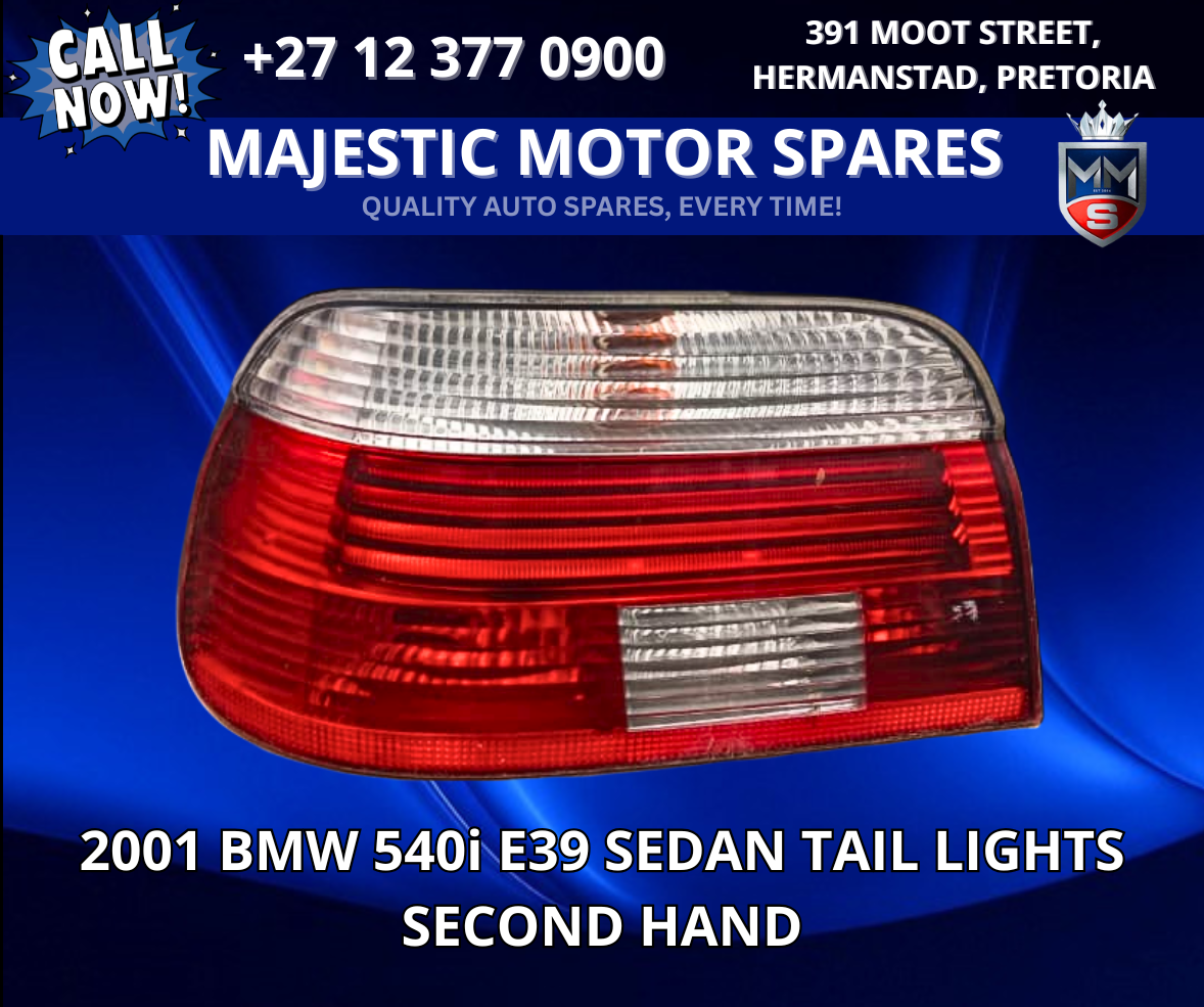 2001 BMW 540i E39 Sedan Tail Lights (Second Hand) for Sale - Private Seller