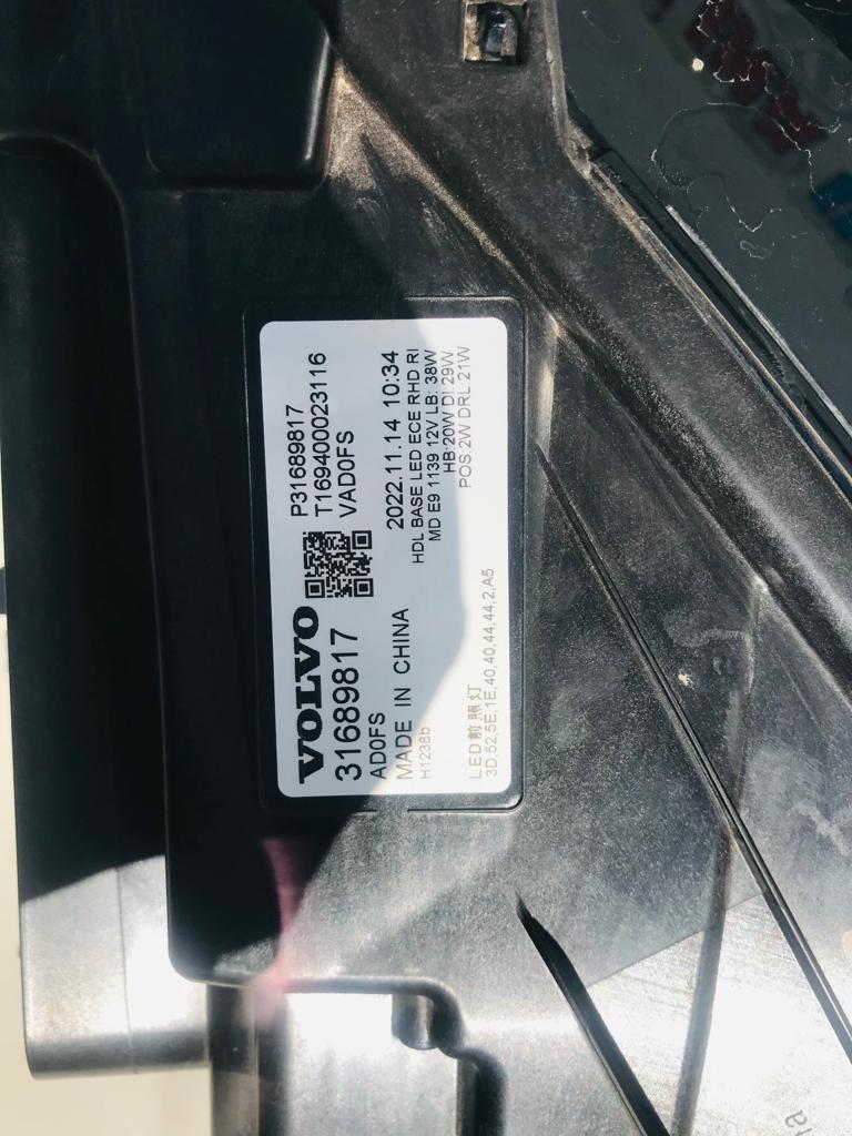 Volvo S60 MK3 right side LED headlight - Private Seller Volvo S60 MK3 right side LED headlight - Private Seller