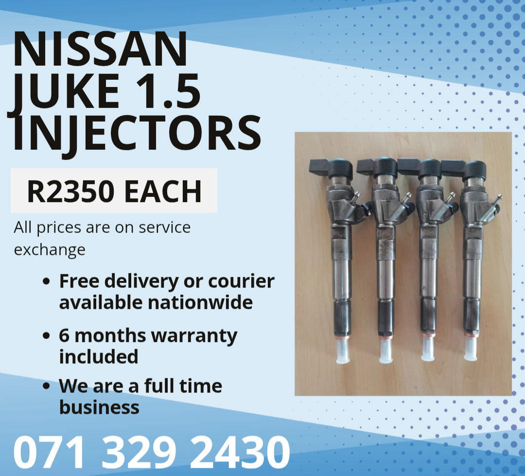 NISSAN JUKE 1.5 INJECTORS FOR SALE WITH WARRANTY - Private Seller NISSAN JUKE 1.5 INJECTORS FOR SALE WITH WARRANTY - Private Seller