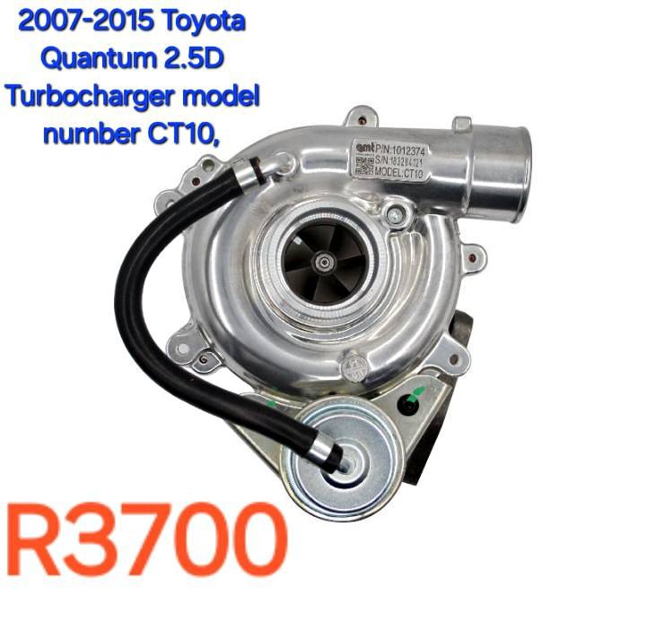 2007-2015 Toyota Quantum 2.5D Turbocharger with model number CT10 - Private Seller
