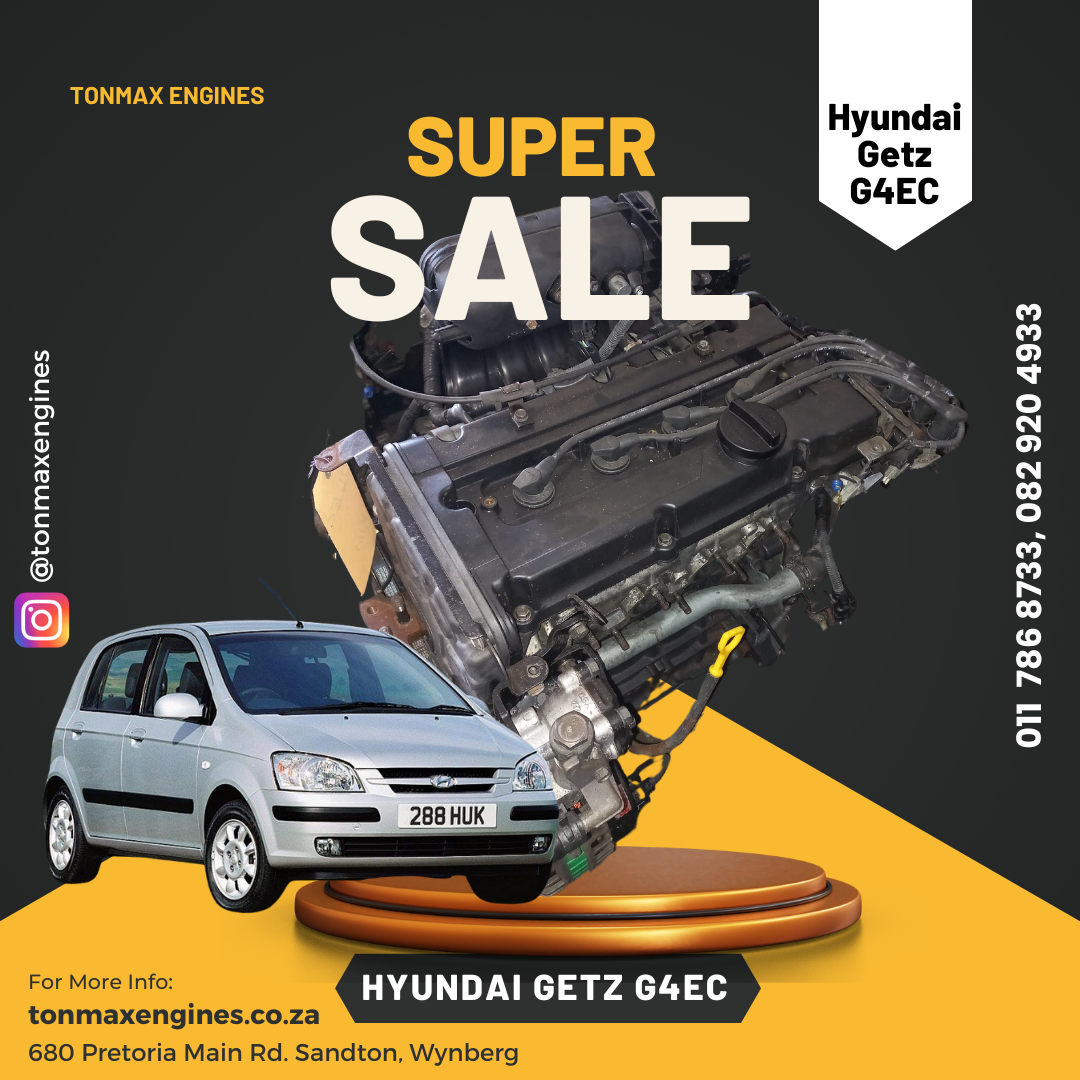 Hyundai Getz G4EC Engine for Sale - Private Seller Hyundai Getz G4EC Engine for Sale - Private Seller