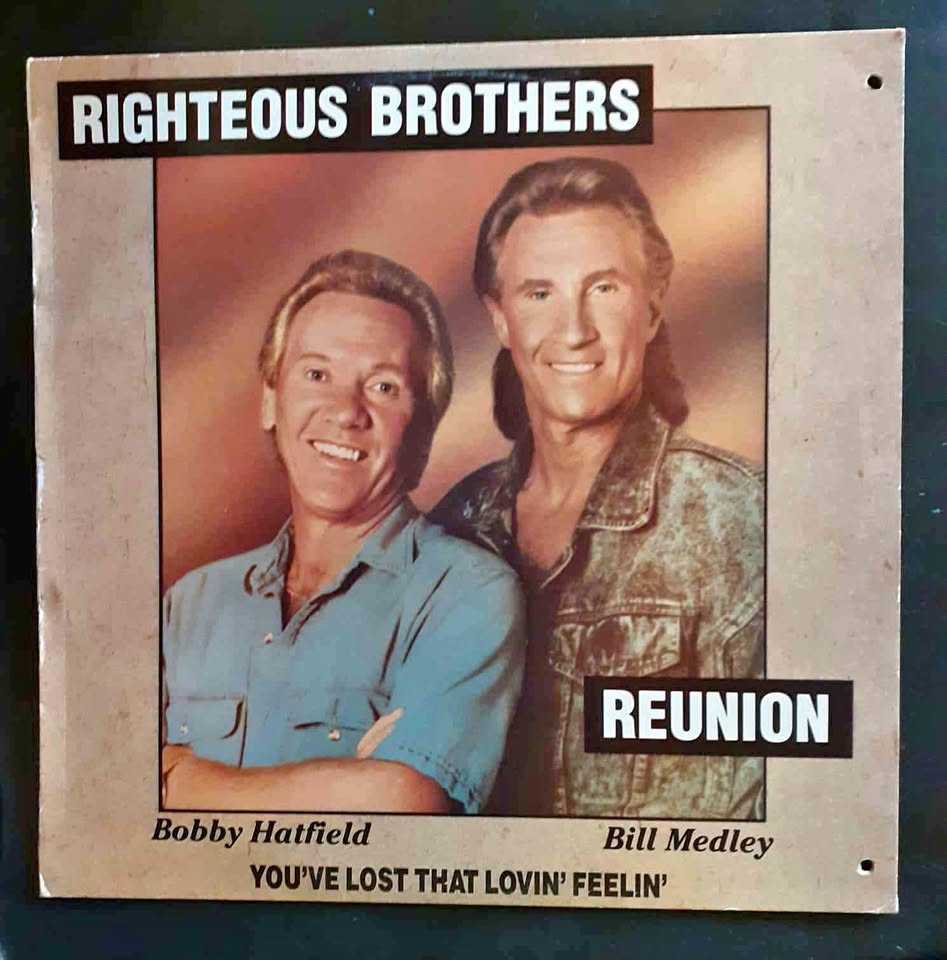 Righteous Brothers – Reunion LP Record Righteous Brothers – Reunion LP Record
