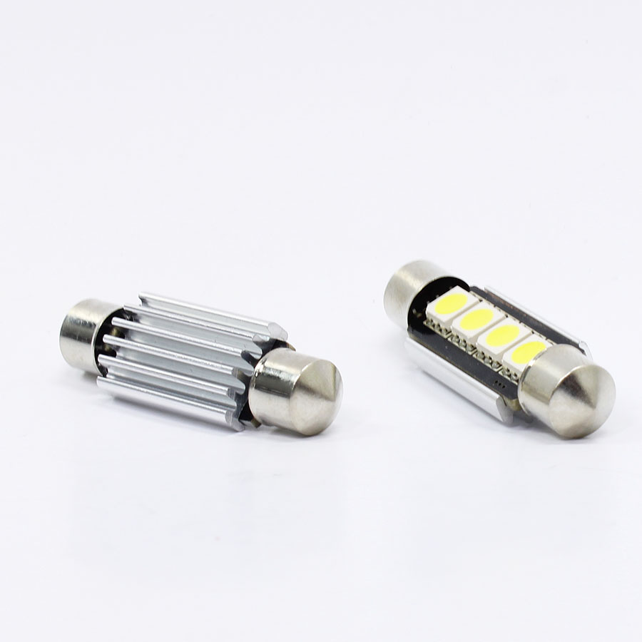 SMD Interior 4 LED Bulbs with Canceller – 41mm (white)