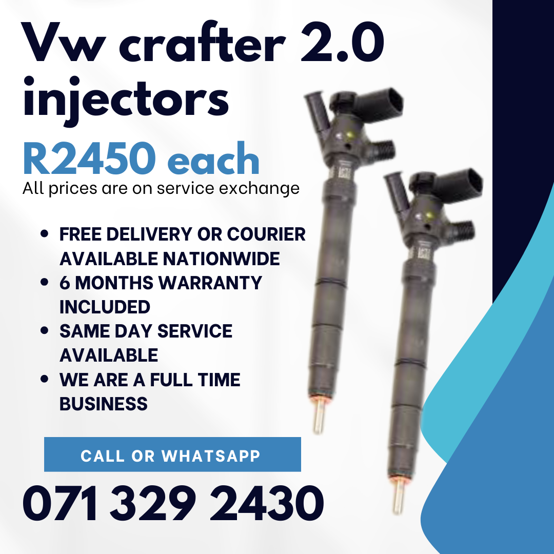 VW CRAFTER 2.0 INJECTORS FOR SALE WITH WARRANTY INCLUDED - Private Seller VW CRAFTER 2.0 INJECTORS FOR SALE WITH WARRANTY INCLUDED - Private Seller