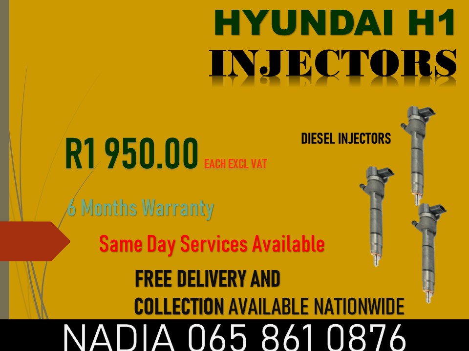 HYUNDAI H1 DIESEL INJECTORS FOR SALE OR TO RECON - Private Seller HYUNDAI H1 DIESEL INJECTORS FOR SALE OR TO RECON - Private Seller