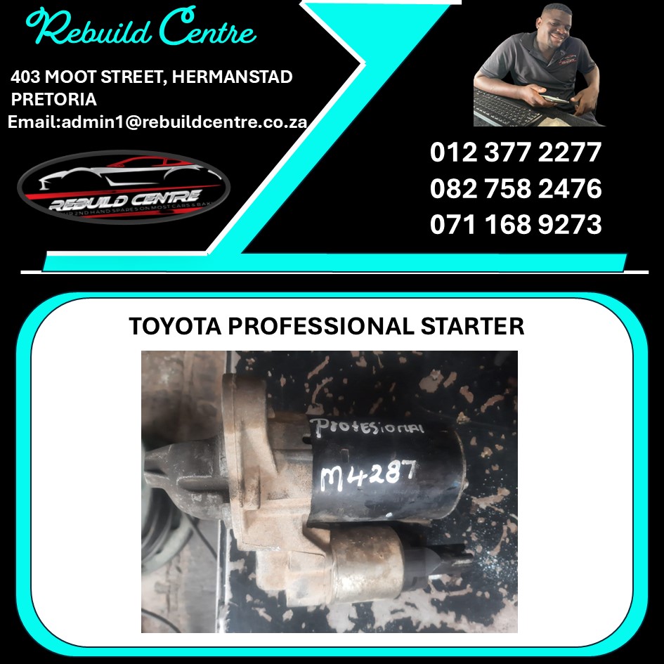 Toyota Professional Starter for sale - Private Seller Toyota Professional Starter for sale - Private Seller