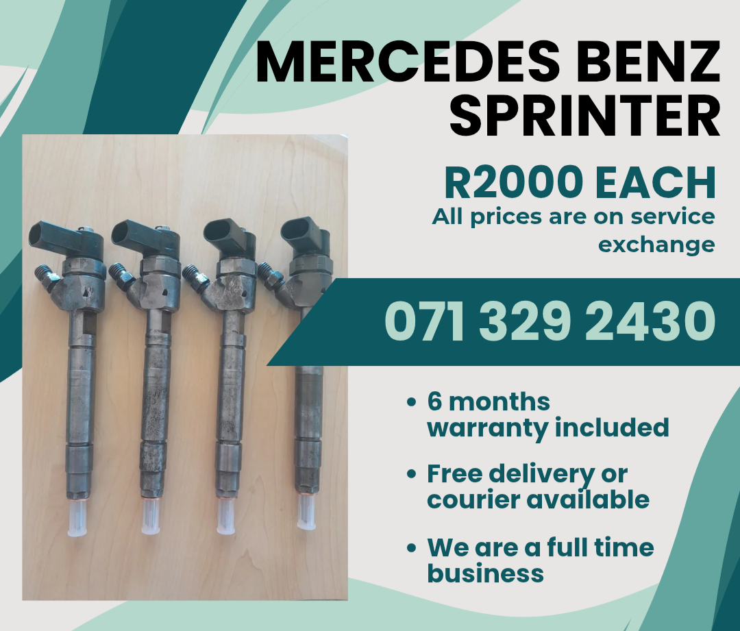 MERCEDES BENZ SPRINTER INJECTORS FOR SALE WITH WARRANTY ON - Private Seller MERCEDES BENZ SPRINTER INJECTORS FOR SALE WITH WARRANTY ON - Private Seller