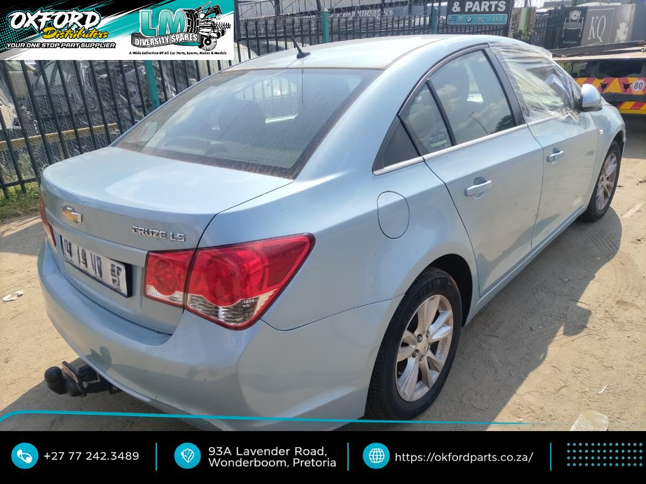 2012 Chevrolet Cruze 1.6 Stripping For Used Spares Pretoria - Private Seller 2012 Chevrolet Cruze 1.6 Stripping For Used Spares Pretoria - Private Seller