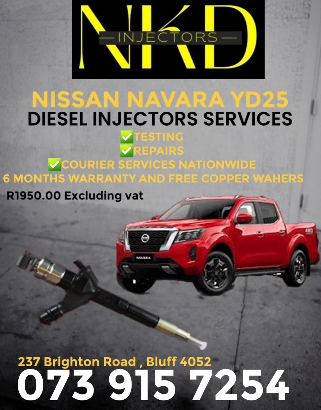 WASTED FUEL WE SORT YOU OUT NISSAN NAVARA YD25 INJECTORS - Private Seller WASTED FUEL WE SORT YOU OUT NISSAN NAVARA YD25 INJECTORS - Private Seller