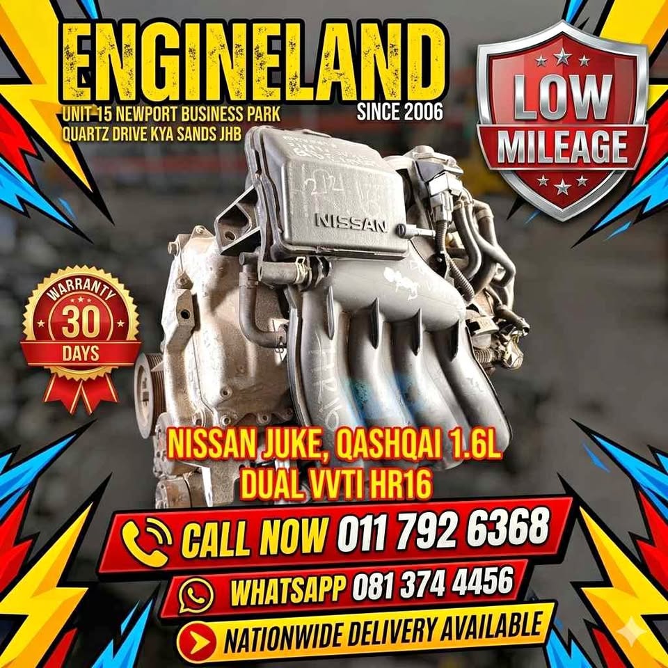 Nissan Juke, Qashqai 1.6L HR16 dual vvti engine. - Private Seller Nissan Juke, Qashqai 1.6L HR16 dual vvti engine. - Private Seller
