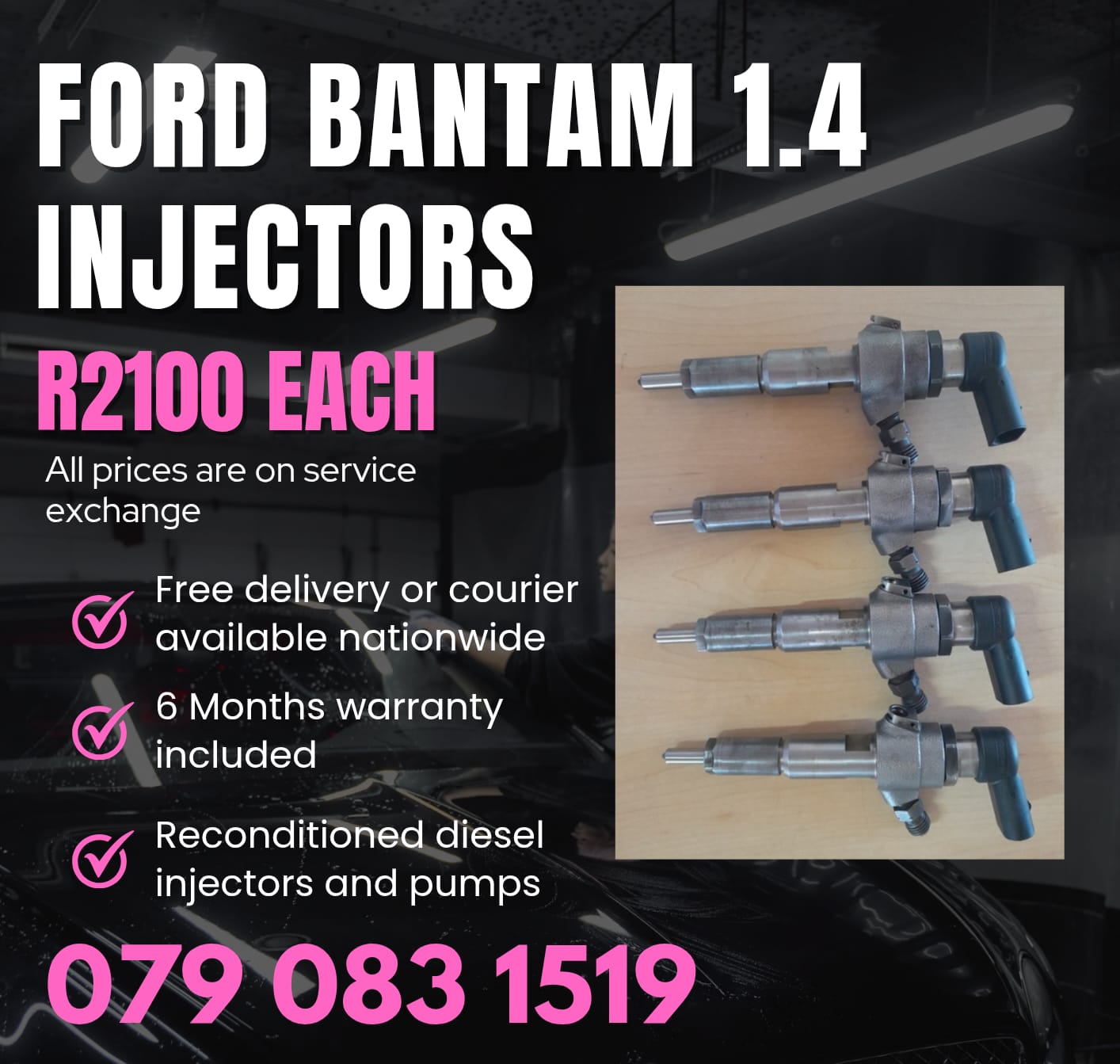 FORD BAMTAM 1.4 INJECTORS FOR SALE WITH WARRANTY - Private Seller FORD BAMTAM 1.4 INJECTORS FOR SALE WITH WARRANTY - Private Seller
