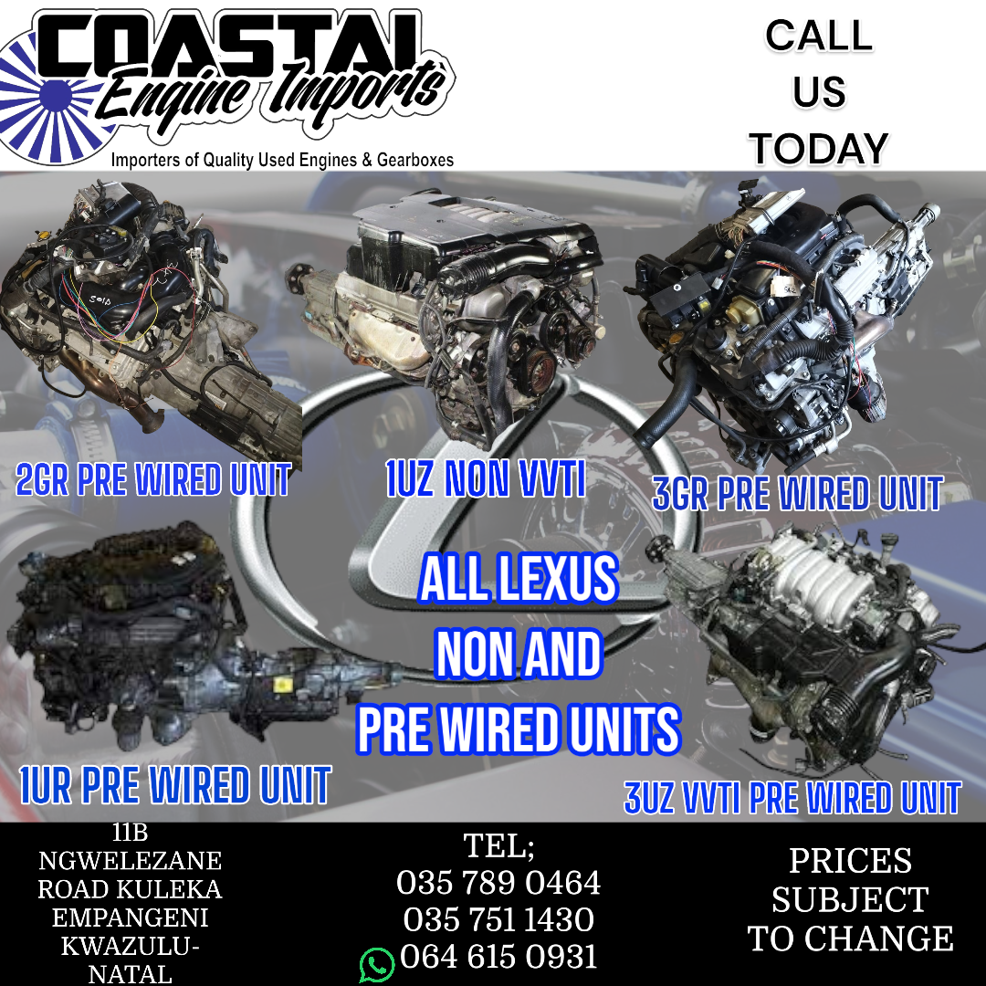 LEXUS RANGE PRE WIIRED WIRED VVTI AND NON VVTI ENGINES - Private Seller