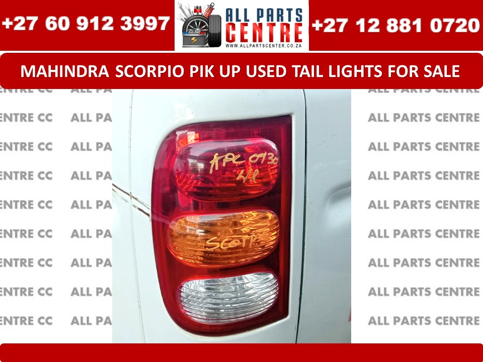 Mahindra Scorpio Pik Up used tail light for sale