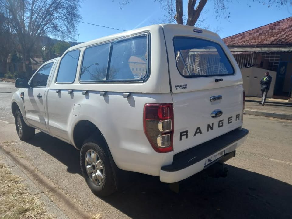 2018 Ford Ranger 2.2 Diesel, Manual 6speed, White, Single Cab, 97000kms, Canopy