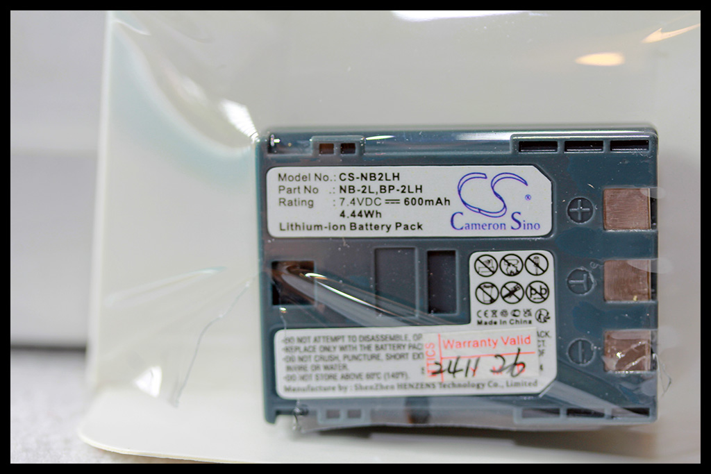 NB-2LH Battery for Canon