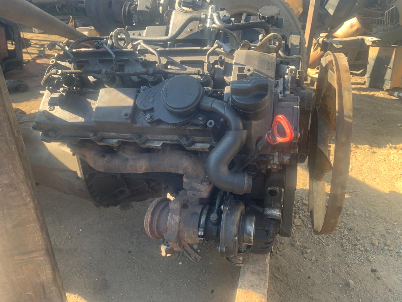 646 engine is running just my bus overturned