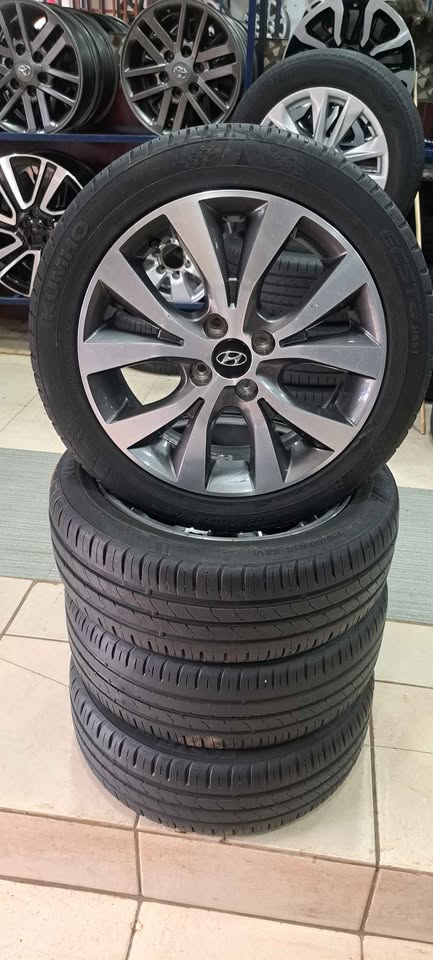 A set of 16inch Hyundai accent mags and tyres - Private Seller
