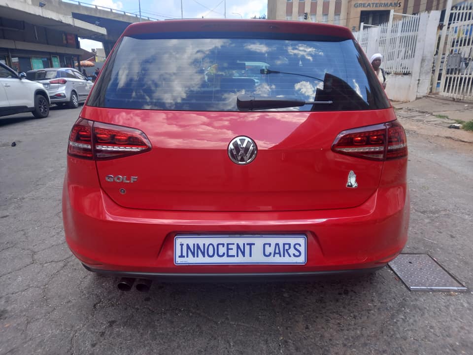 2014 VW GOLF VII TSI 1.4 PETROL, AUTOMATIC, RED COLOUR, MILEAGE 88000KM, LEATHER INTERIOR