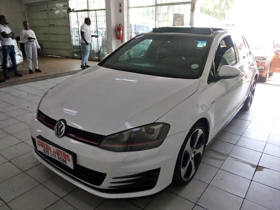 2014 VW POLO GOLF 7 GTI 2.0, WHITE, AUTOMATIC, PETROL  SUNROOF, LEATHER INTERIOR, REVERSE SENSOR