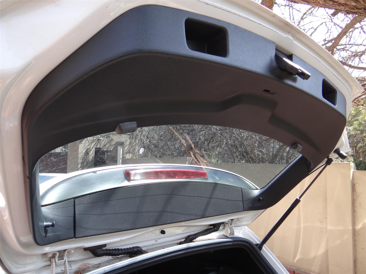 VW Scirocco tailgate inner plastic trimming