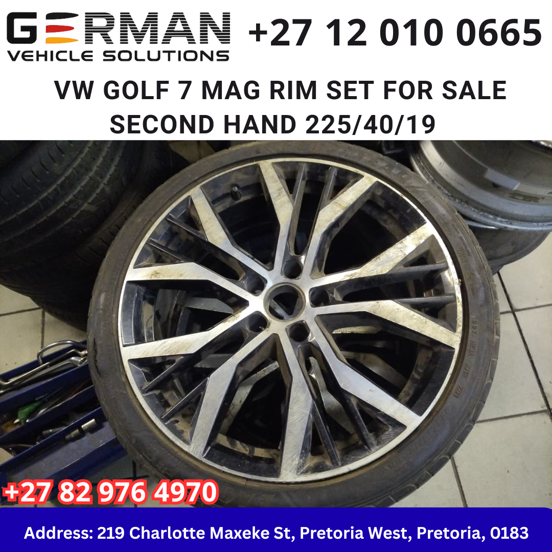 vw golf 7 mag rim set for sale second hand 225/40/19 second hand - Private Seller vw golf 7 mag rim set for sale second hand 225/40/19 second hand - Private Seller