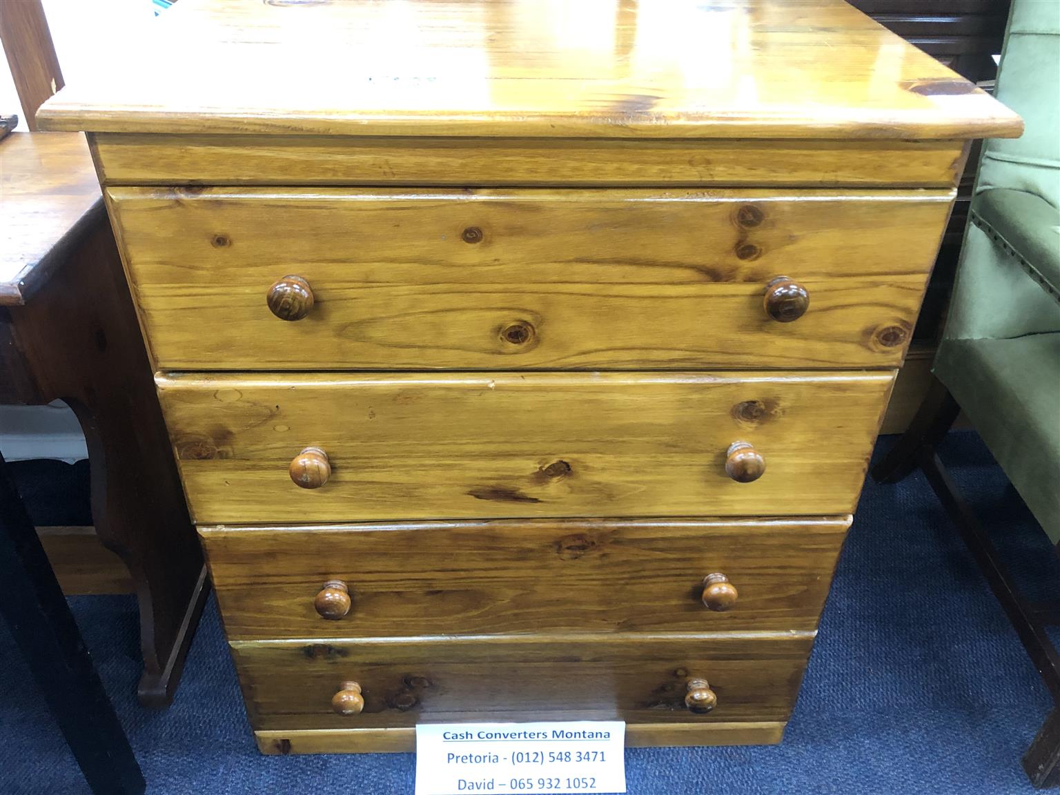 Chest of 4 Drawers Wooden