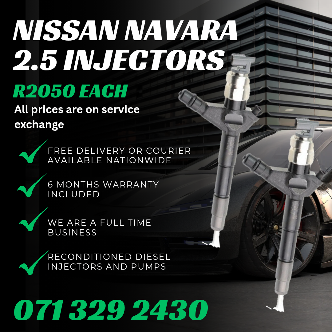 NISSAN NAVARA 2.5 INJECTORS FOR SALE WITH WARRANTY - Private Seller NISSAN NAVARA 2.5 INJECTORS FOR SALE WITH WARRANTY - Private Seller