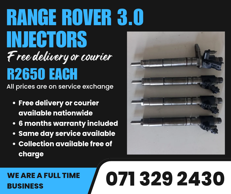RANGE ROVER 3.0 INJECTORS FOR SALE WITH WARRANTY - Private Seller RANGE ROVER 3.0 INJECTORS FOR SALE WITH WARRANTY - Private Seller
