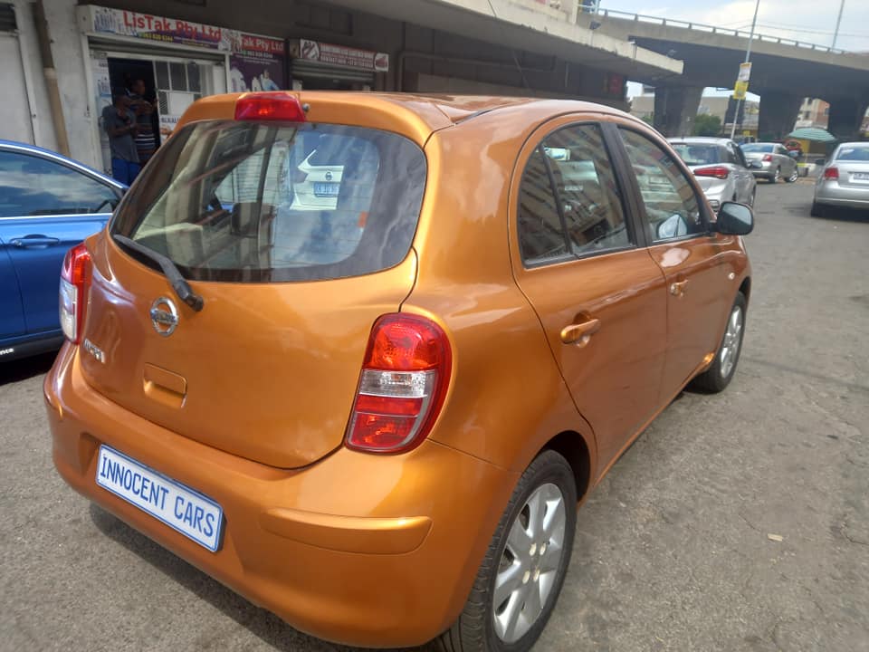 2014 NISSAN MICRA 1.6 PETROL, MANUAL TRANSMISSION, ORANGE COLOUR, MILEAGE 75000KM
