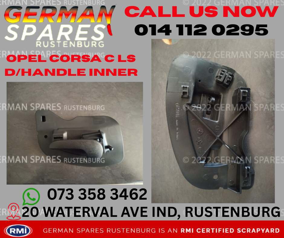 OPEL CORSA C LS D/HANDLE INNER FOR SALE - Private Seller OPEL CORSA C LS D/HANDLE INNER FOR SALE - Private Seller