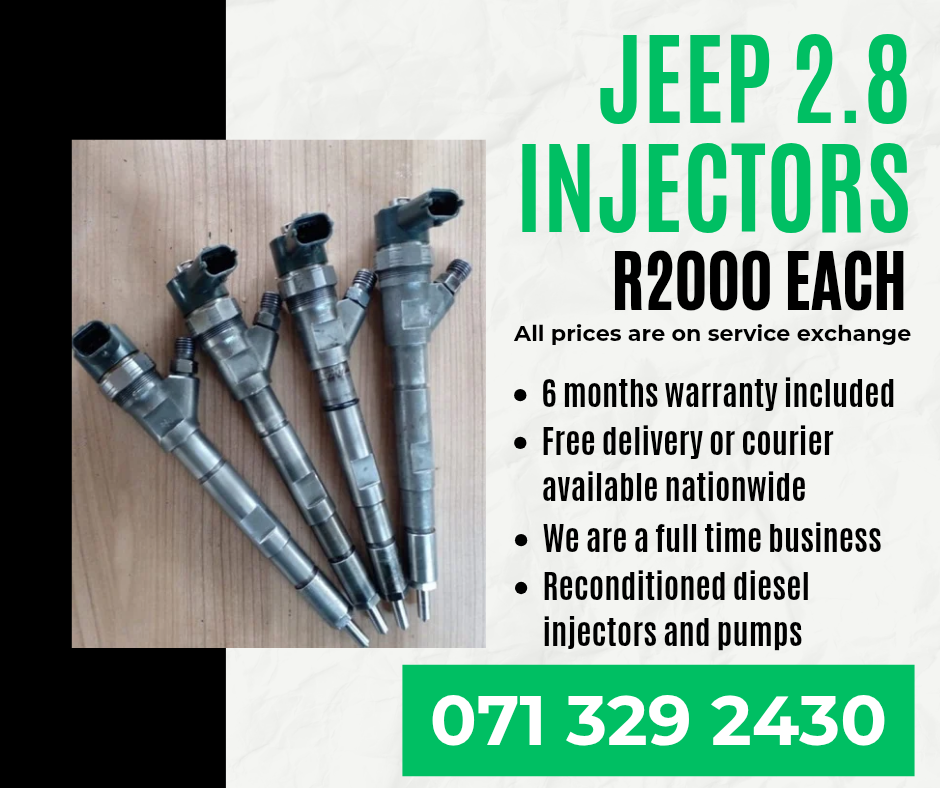 JEEP 2.8 INJECTORS FOR SALE WITH WARRANTY INCLUDED - Private Seller JEEP 2.8 INJECTORS FOR SALE WITH WARRANTY INCLUDED - Private Seller