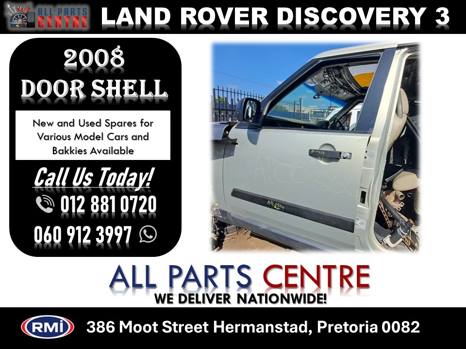 2008 Land Rover Discovery 3 door shell for sale 2008 Land Rover Discovery 3 door shell for sale