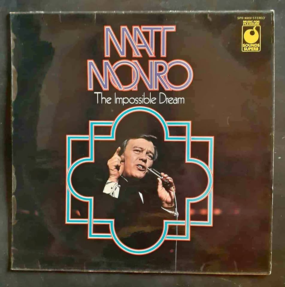 Matt Monro – The Impossible Dream LP Record Matt Monro – The Impossible Dream LP Record