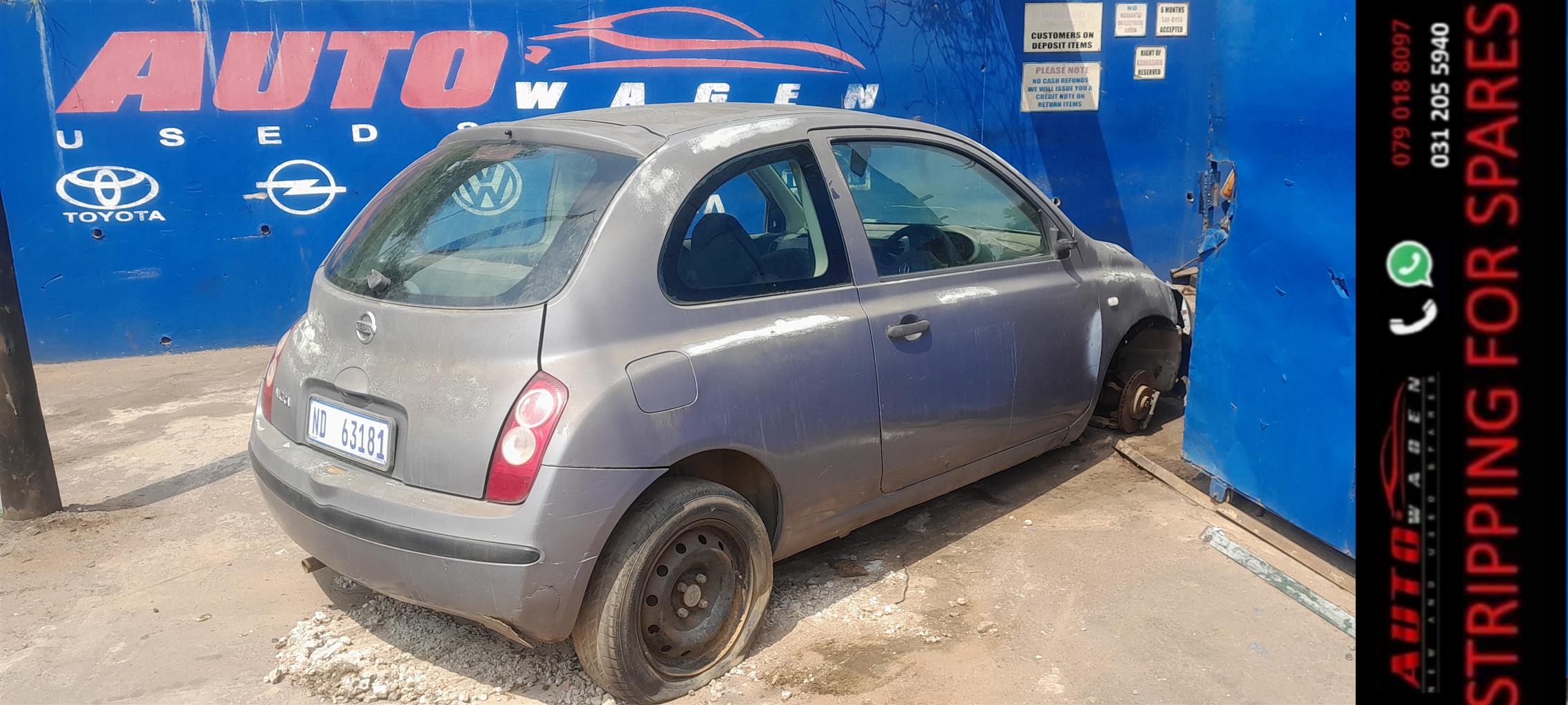 NISSAN Micra Old Spec Parts For Sale - Private Seller