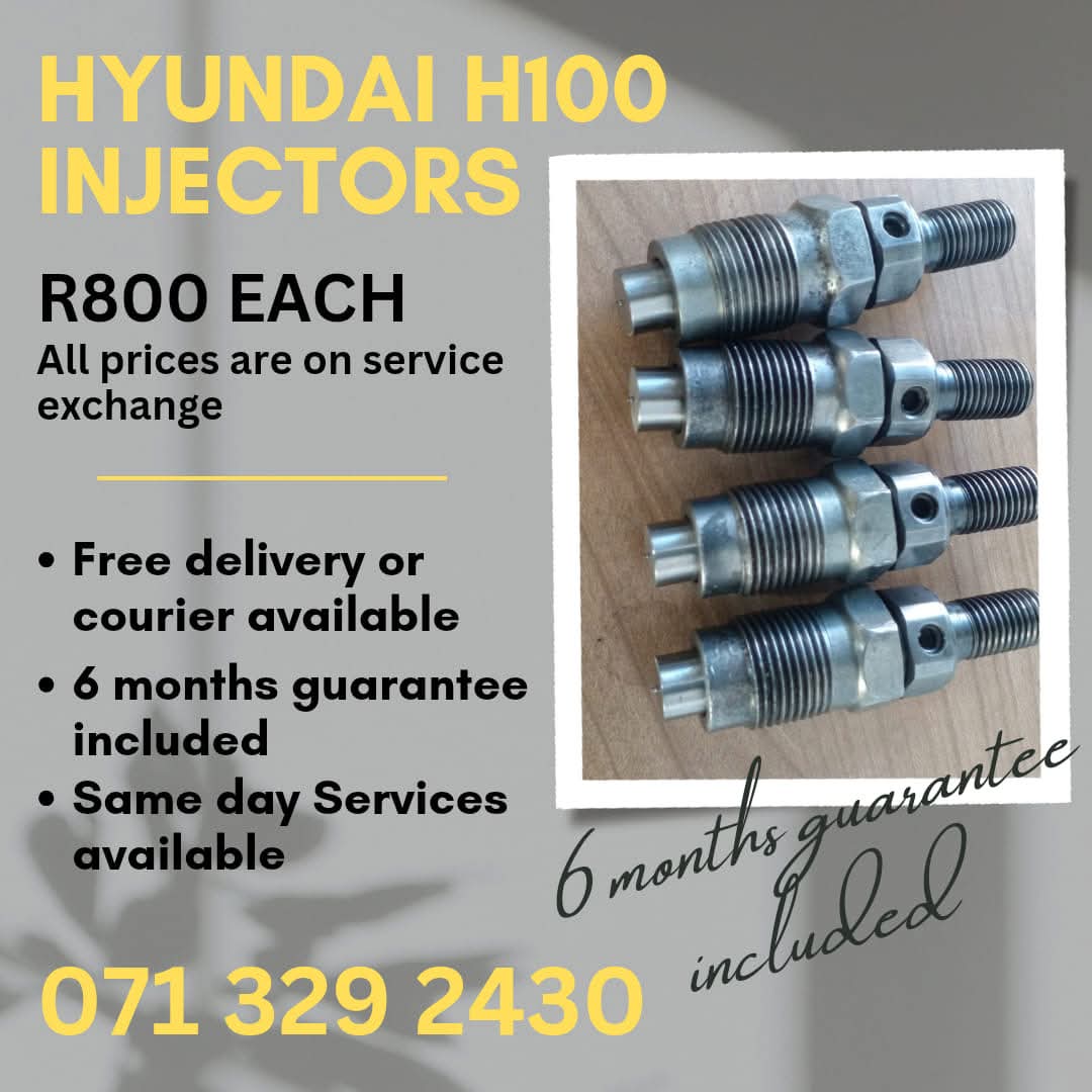HYUNDAI H100 INJECTORS FOR SALE WITH WARRANTY ON - Private Seller HYUNDAI H100 INJECTORS FOR SALE WITH WARRANTY ON - Private Seller