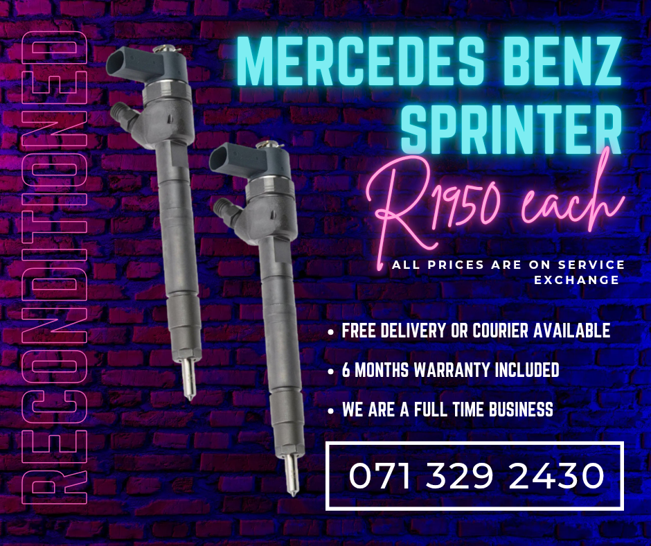 MERCEDES BENZ SPRINTER INJECTORS FOR SALE WITH WARRANTY INCLUDED - Private Seller MERCEDES BENZ SPRINTER INJECTORS FOR SALE WITH WARRANTY INCLUDED - Private Seller