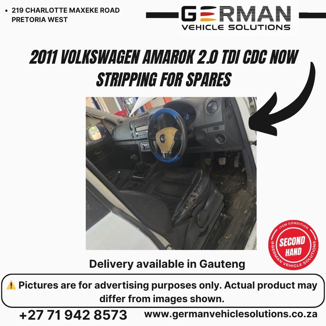 2011 Volkswagen Amarok 2.0 tdi double cab stripping for spares - Private Seller 2011 Volkswagen Amarok 2.0 tdi double cab stripping for spares - Private Seller